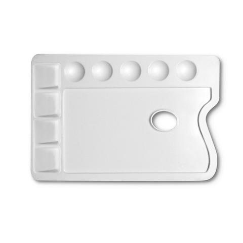 Tavolozza in plastica per pittura DOM rettangolare – formato 25×17 cm – 165