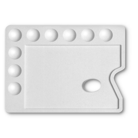 Tavolozza in plastica per pittura DOM rettangolare – formato 30×22 cm – 167