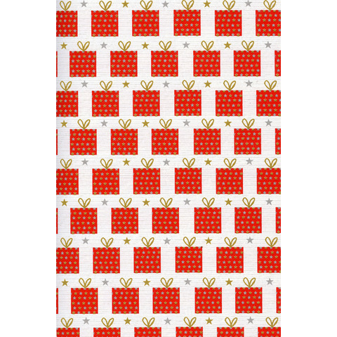 Carta regalo Natale Rex- Sadoch Ecocarta 70×100 cm – conf. 10 pezzi – fantasia pacchi di Natale – EC510525B