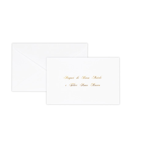 Cartoncino auguri di Natale Rex-Sadoch formato 14×9 cm – conf. 100 pezzi – bianco – 2101