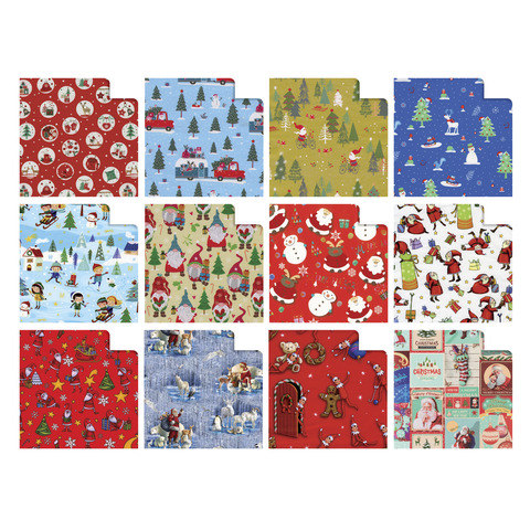 Rotolo carta da regalo Rex-Sadcoh Raso Big Bimbi 300×100 cm fantasia natalizia assortita – R3M01NT2