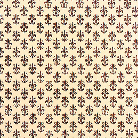 Rotolo carta lavabile per cassetti Sadoch – 50 cm x 5 m fantasia giglio marrone – X33X5-770