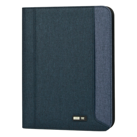 Portablocco City Time Dual A4 in tessuto tecnico – 26×34 cm – blu – 61501