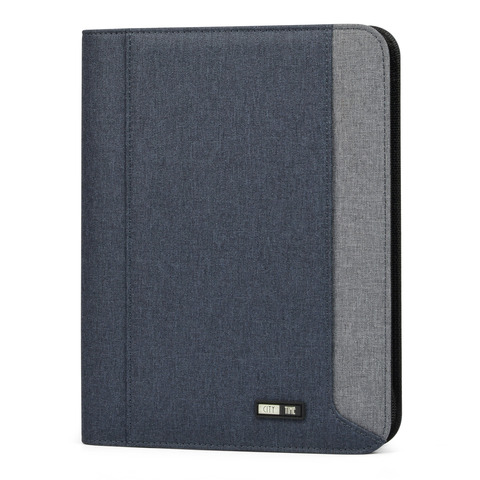 Portablocco City Time Dual A4 in tessuto tecnico – 26×34 cm – grigio – 61502