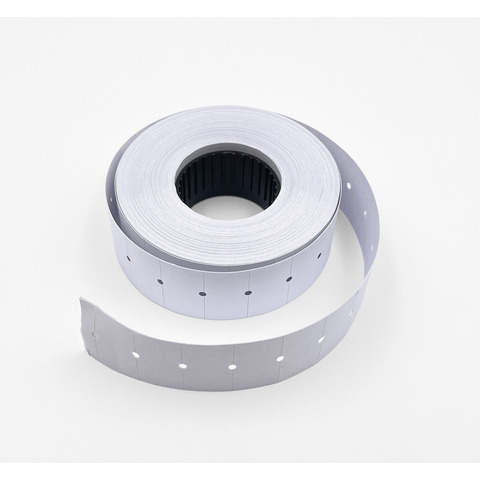 Rotolo etichette per prezzatrice Lebez Prima – colore bianco – 10 rotolini da 1000 etichette 21 x 12 mm – 169