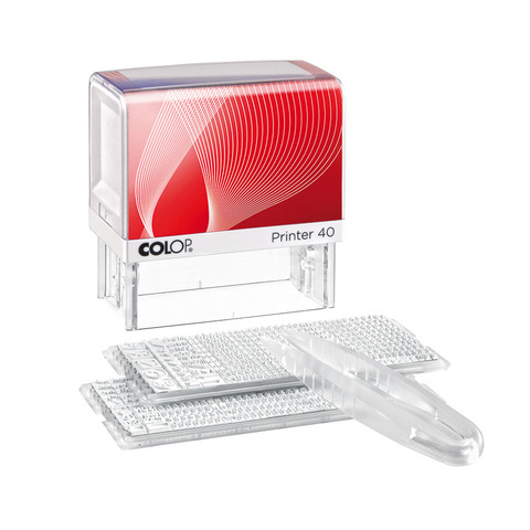 Timbro autoinchiostrante componibile Colop 23×59 mm – Printer 40/2 PR40SET/2