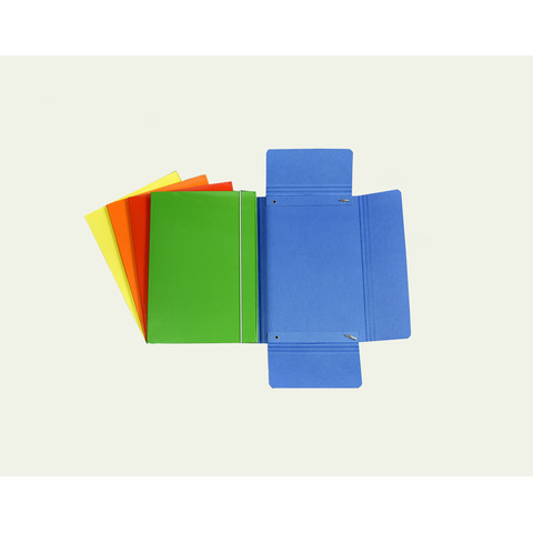 Cartella a tre lembi con elastico Cartotecnica del Garda 17×25 cm – 10 colori assortiti – CG0040LBXXXAE15