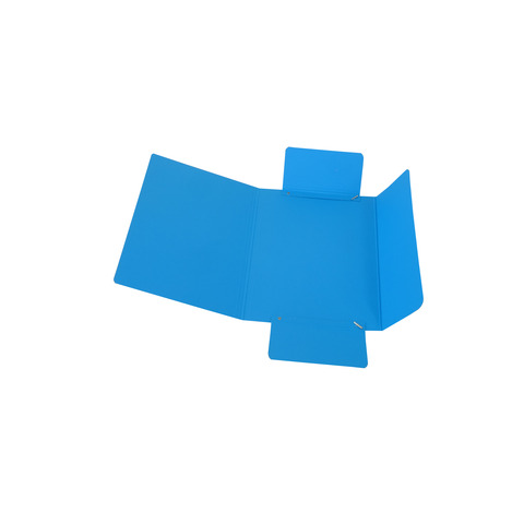 Cartella a tre lembi con elastico Cartotecnica del Garda 17×25 cm colore azzurro – CG0040LBXXXAE06