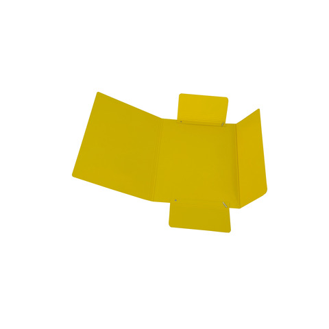 Cartella a tre lembi con elastico Cartotecnica del Garda 17×25 cm colore giallo – CG0040LBXXXAE04