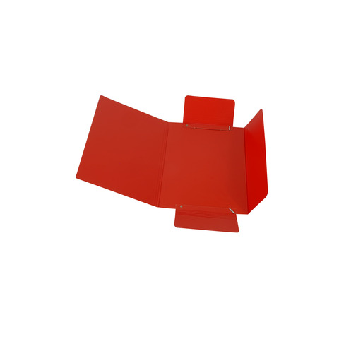 Cartella a tre lembi con elastico Cartotecnica del Garda 17×25 cm colore rosso – CG0040LBXXXAE02