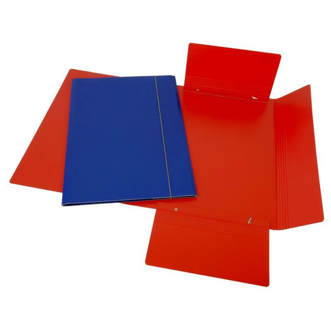 Cartella a tre lembi in presspan Cartotecnica del Garda 35×50 cm colore blu – CG0080PDXXXAN01