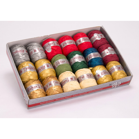 Bobina Bolis Raphia 20 m Christmas – conf. 18 pz – 54011370548