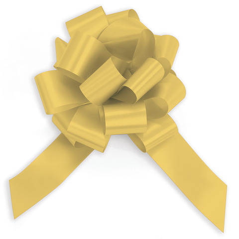 Fiocco nastro Bolis oro – Ø 12 cm conf. 30 pz – 56013063002