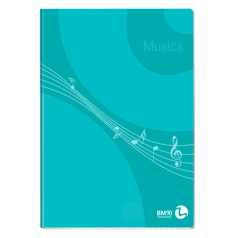 Album musica pentagrammato BM 16 fogli 90 g/m² A4 – 100220