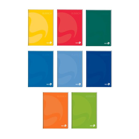 Rubrica BM Color cartonata 80 g/m² formato A5 – 96 fogli conf. 5 pz – 107353