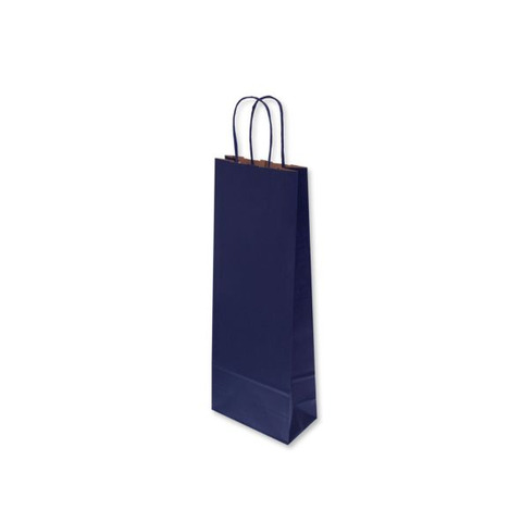 Borsa porta bottiglia Florio Carta colore blu – formato 14x9x40 cm – conf. 25 pz – 72191