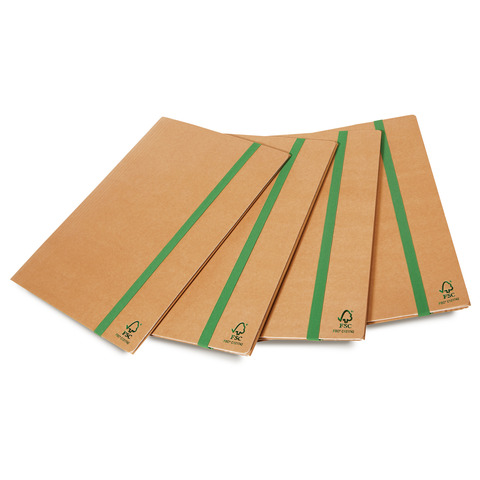 Cartellina a tre lembi con elastico Euro-cart dorso 4 cm colore avana – 37×29,5 cm – conf. 5 pezzi – XCPECO07AV
