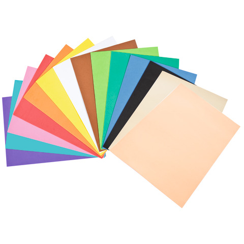 Foam in gomma Nikoffice EVA formato A4 colori assortiti non adesivo – conf. 10 fogli – 23NIK130