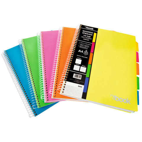 Maxi quaderno spiralato Nikoffice A4 – 80 g/m² – 100 ff – 5M – 30NIK106