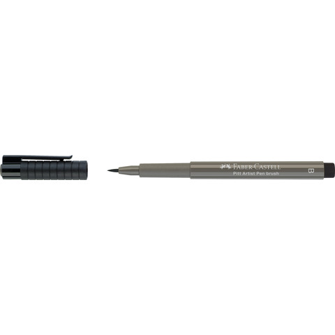 Pitt Artist Pen brush Faber-Castell colore grigio caldo IV – conf. 10 pezzi – 167473