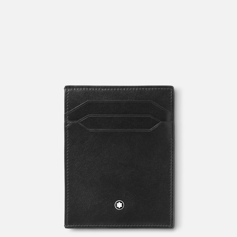 Porta carte in pelle Montblanc Meisterstück – 4 scomparti – nero – MB198328