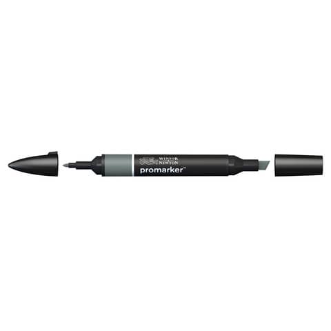 Pennarello Winsor&Newton Promarker doppia punta fine-larga – cool grey 6 CG6 – 0203381