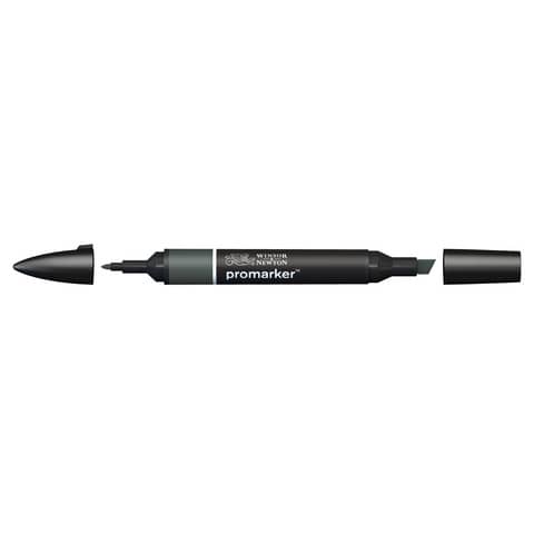 Pennarello Winsor&Newton Promarker doppia punta fine-larga – cool grey 7 CG7 – 0203382