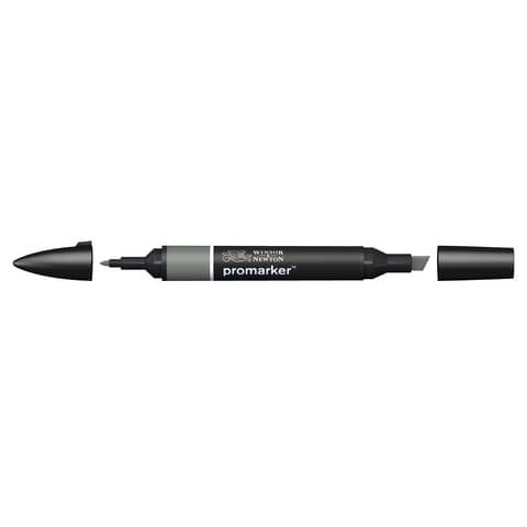 Pennarello Winsor&Newton Promarker doppia punta fine-larga – ice grey 6 IG6 – 0203377