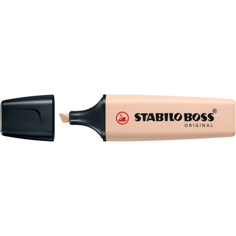Evidenziatori Stabilo Boss Nature Colors colore sabbia – conf. 10 pezzi – 70/186