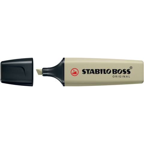 Evidenziatori Stabilo Boss Nature Colors colore verde oliva – conf. 10 pezzi – 70/137