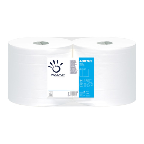 Rotoli industriali asciugatutto Papernet conf. 2 pz – 292 m – 400763