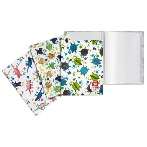 Portalistini Plastibor Icon Sea 22×30 cm 20 buste – copertina in PP stampato – fantasie assortite – P5020290