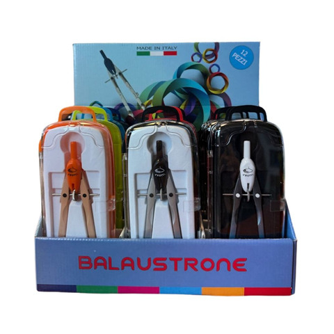 Espositore 12 balaustroni Eredi Crotti mod. 1000 – colori assortiti – 1000ESP