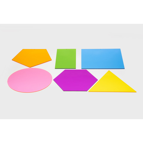 Forme geometriche in acrilico Commotion TickiT – conf. 6 pezzi – 72395