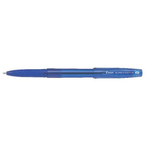 Penna a sfera Pilot Super Grip G fine con cappuccio – conf. 12 pezzi – inchiostro blu – 001657
