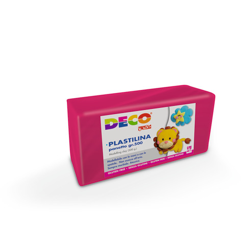 Plastilina in panetto Deco 500 g – fucsia – 07025