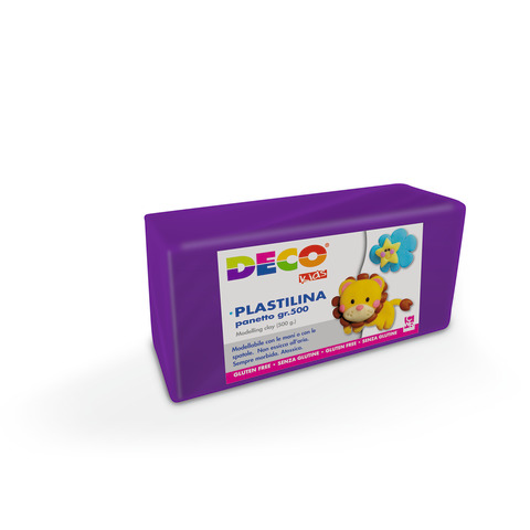 Plastilina in panetto Deco 500 g – viola – 07029