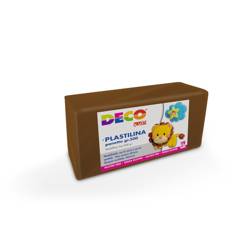 Plastilina in panetto Deco 500 g – marrone – 07030
