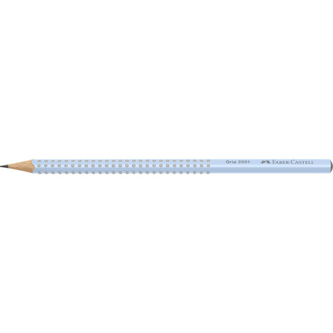 Matita in grafite Faber-Castell Grip 2001 – conf. 12 pz – colore fusto blu cielo – 517074
