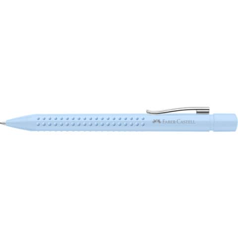 Penna a sfera blu Faber-Castell Grip 2010 – conf. 5 pz – colore fusto blu cielo – 243916
