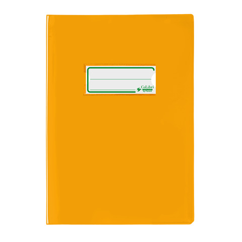 Copriquaderno A5 Colibrì con portanome e salva angoli – laccato – PE180 – conf. 24 pz – giallo – 400184673