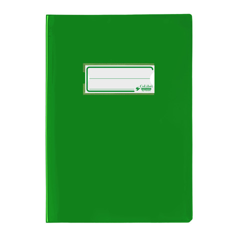 Copriquaderno A5 Colibrì con portanome e salva angoli – laccato – PE180 – conf. 24 pz – verde chiaro – 400184677