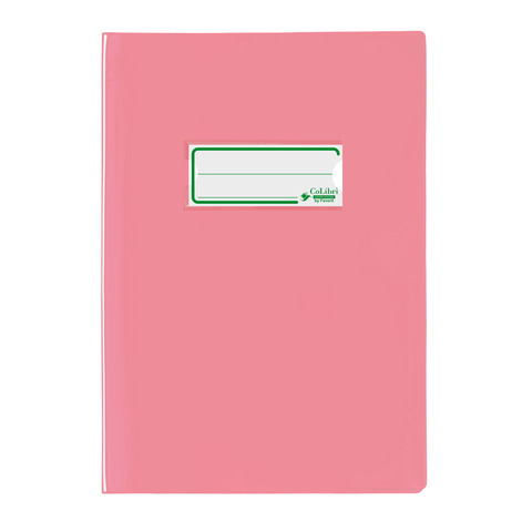 Copriquaderno A5 Colibrì con portanome e salva angoli – laccato – PE180 – conf. 24 pz – rosa – 400184678