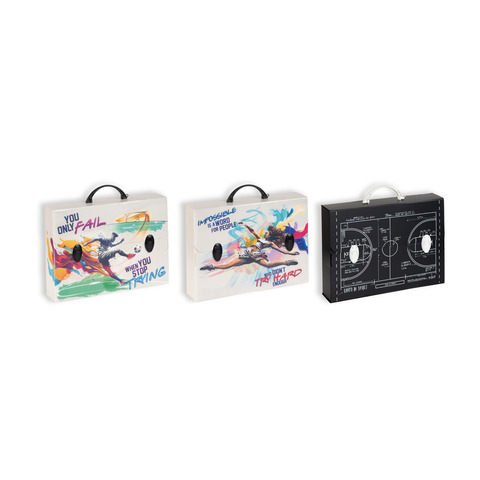 Valigetta in PPL Favorit con stampa Sport in 6 soggetti assortiti 37,5x27x8 cm – 400183891