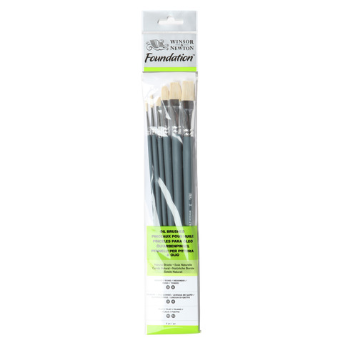 Set 6 pennelli Winsor&Newton tondi n° 3/6 – filbert n°3/6 – piatti n°10/14 5295026