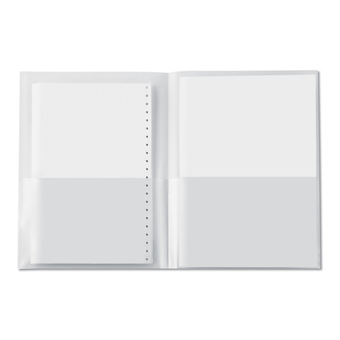 Caretellina Sei Rota Poli 300 in PP opaco – A4 – con tasche – conf. 5 pz – 21×29,7 cm – 662331