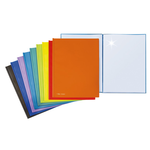 Portalistini Sei Rota Asso in PP liscio 22×30 cm in colori assortiti 10 buste – 57211090