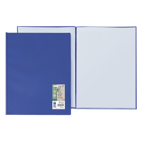 Portalistini Sei Rota Ermes in PP riciclato buccia d’arancia 22×30 cm blu 40 buste – 57294007