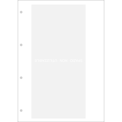 Carta uso bollo da 90 g per laser O.C.L. 21×29,7 cm bianco con 4 fori – 500 ff – 1464F