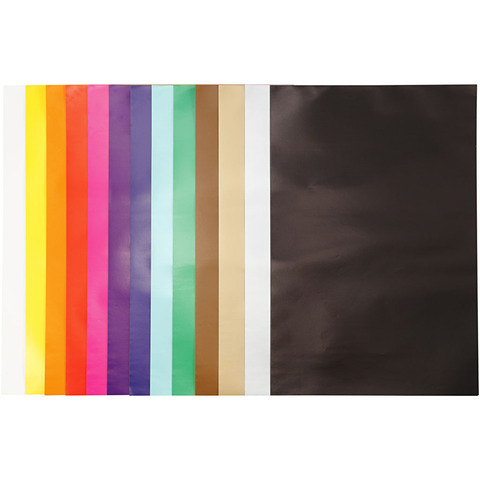 Carta smaltata Creativ Company 80 g/m² – conf. da 100 fogli in colori assortiti – 32×48 cm – 20468